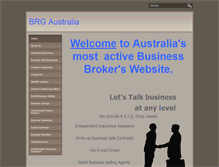 Tablet Screenshot of brgaustralia.com